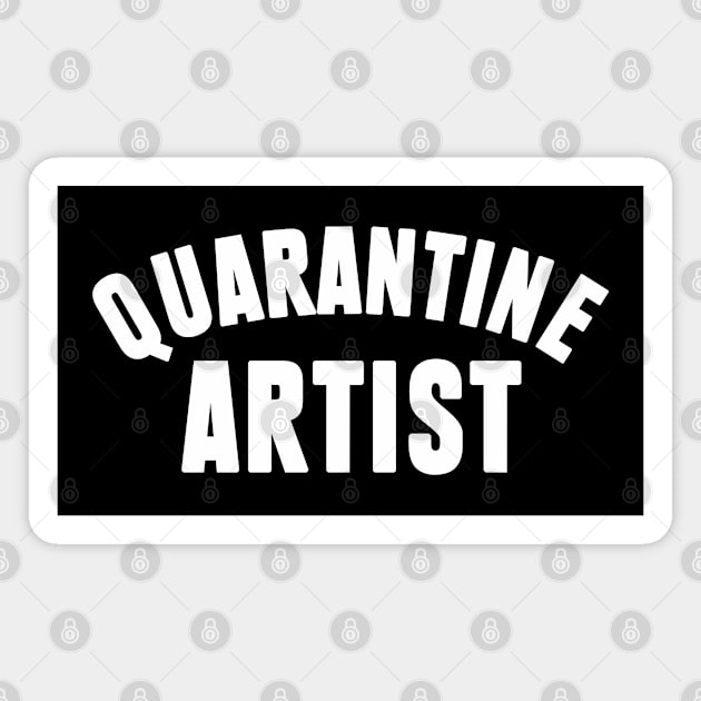 Quarantine Artist Magnet by teecloud